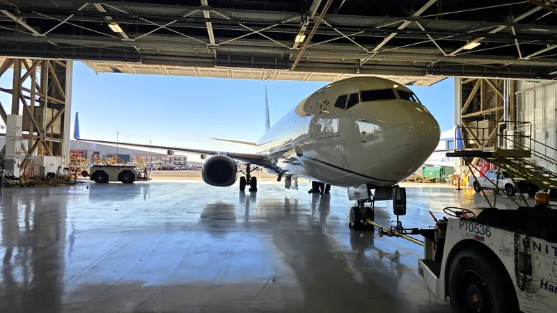 Airport hangar floor coating by The Concrete Makeover